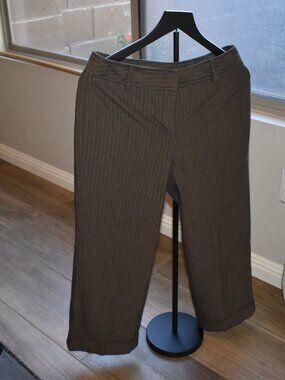 Rafaella Brown Wide Leg Pants size 8